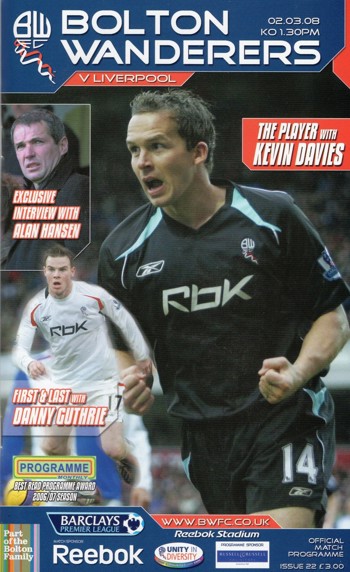 Match programme